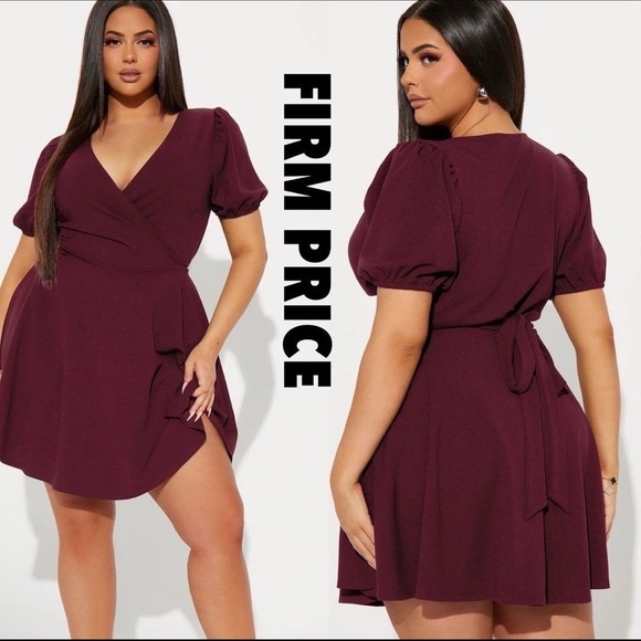 Stylish Mini Wrap Dress - Picture 1 of 5